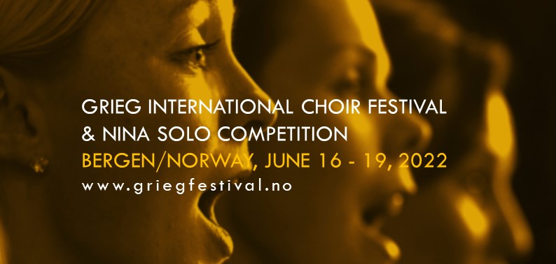 Grieg International Choir Festival & NINA Solo Competition – for young voices